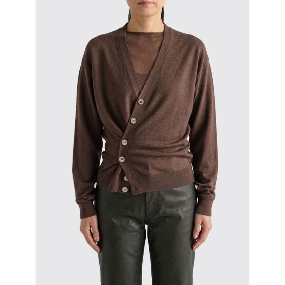 Lemaire Women Relaxed Fit Wool Blend V-Neck Cardigan Lemaire With Buttons